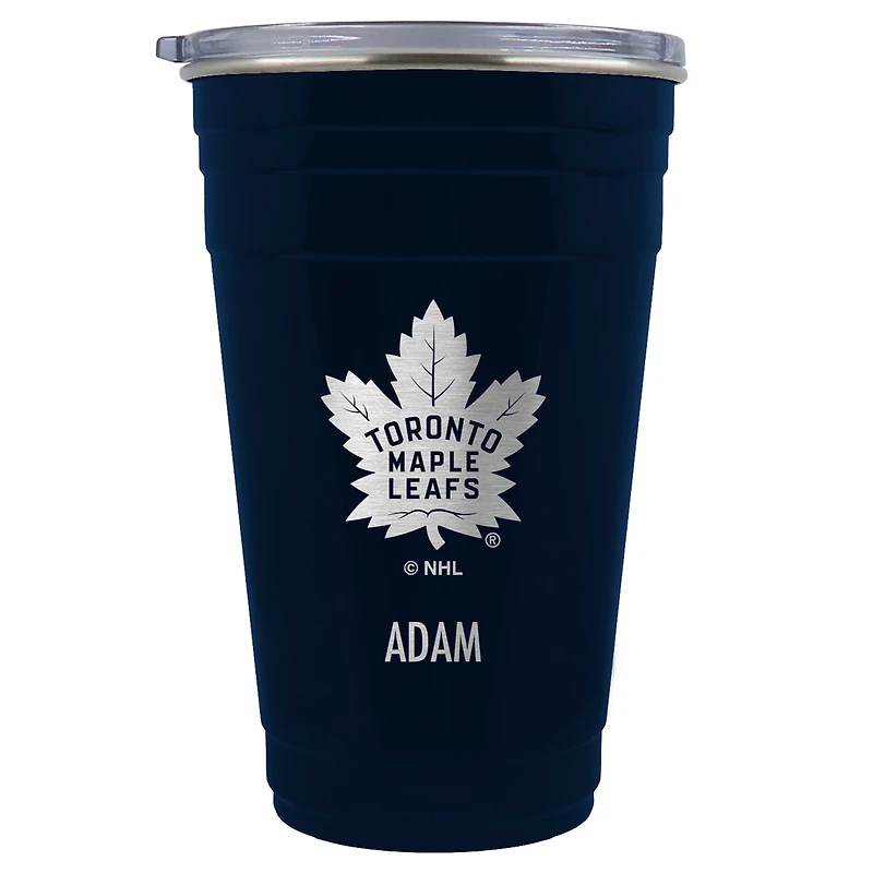 Toronto Maple Leafs Team Logo 22oz. Personalized Tailgater Travel Tumbler