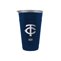 Minnesota Twins Team Logo 22oz. Personalized Tailgater Travel Tumbler