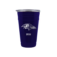 Baltimore Ravens Team Logo 22oz. Personalized Tailgater Travel Tumbler