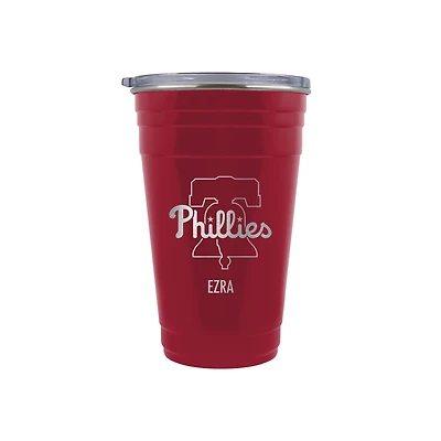 Philadelphia Phillies Team Logo 22oz. Personalized Tailgater Travel Tumbler