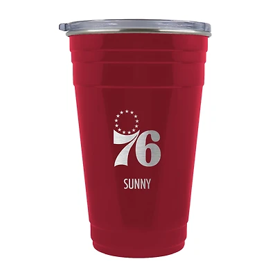 Philadelphia 76ers Team Logo 22oz. Personalized Tailgater Travel Tumbler