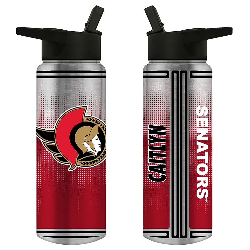 Ottawa Senators Team Logo 24oz. Personalized Jr. Thirst Water Bottle