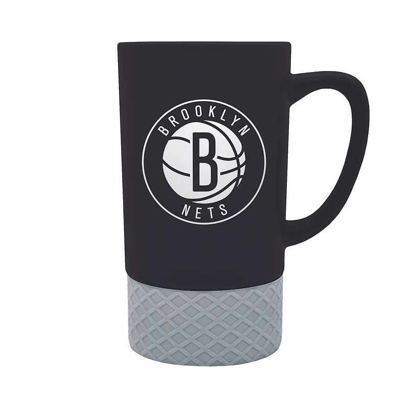 Brooklyn Nets Team Logo 16oz. Laser Etched Jump Mug