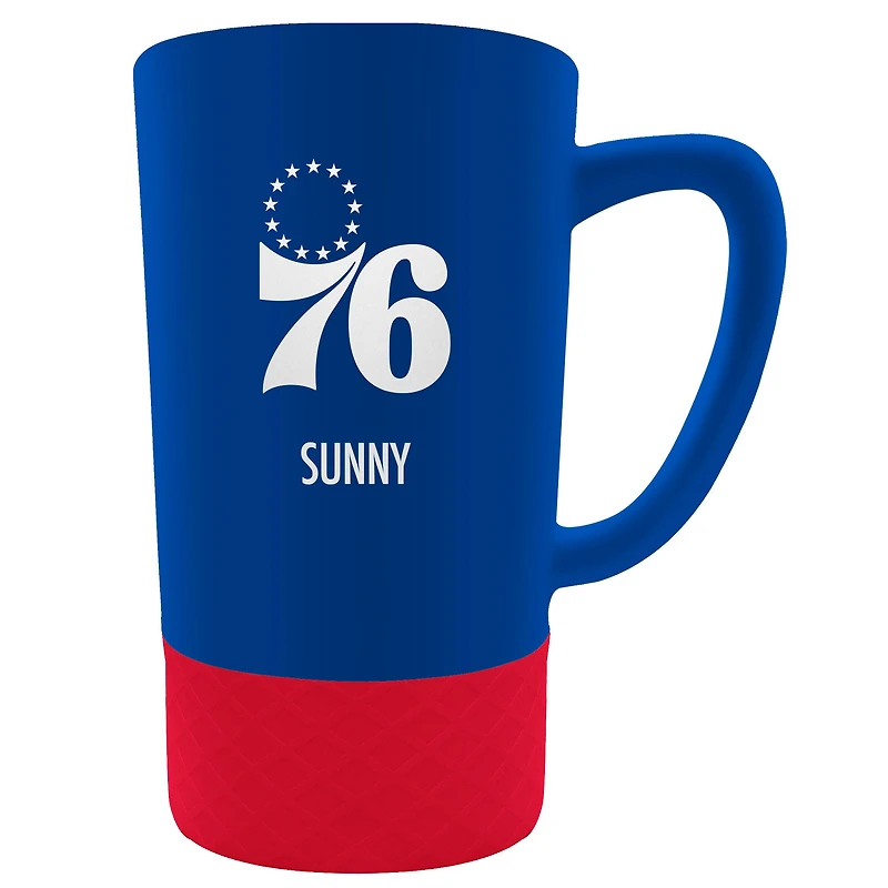 Philadelphia 76ers Team Logo 16oz. Personalized Laser Etched Jump Mug