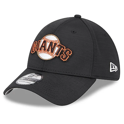 Men's New Era Black San Francisco Giants 2023 Clubhouse 39THIRTY Flex Hat