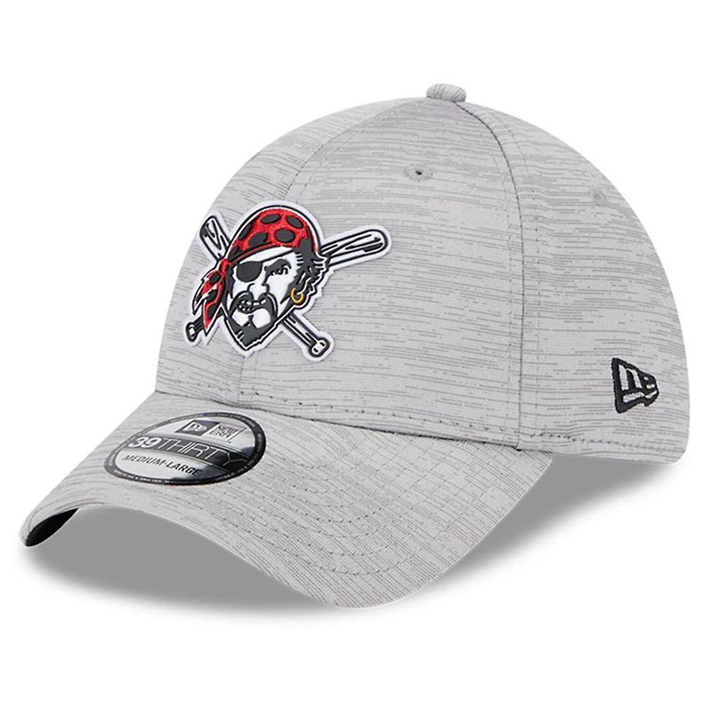 Men's New Era Gray Pittsburgh Pirates 2023 Clubhouse 39THIRTY Flex Hat