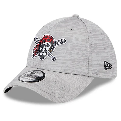 Men's New Era  Gray Pittsburgh Pirates 2023 Clubhouse 39THIRTY Flex Hat