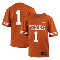 Toddler Nike #1 Texas Orange Longhorns Untouchable Football Jersey