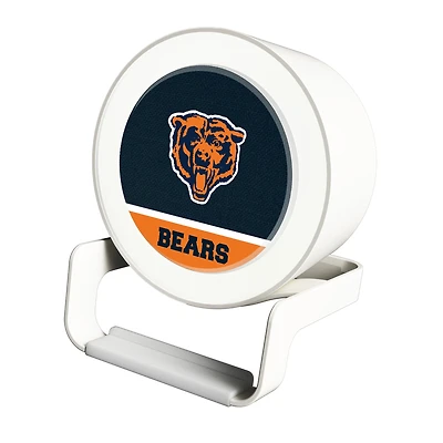 Chicago Bears Historic Team Logo Night Light Charger with Bluetooth Speaker