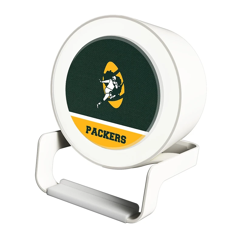 Green Bay Packers Historic Team Logo Night Light Charger with Bluetooth Speaker