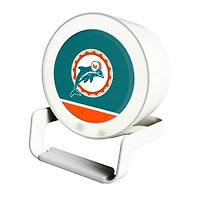 Miami Dolphins Historic Team Logo Night Light Charger with Bluetooth Speaker