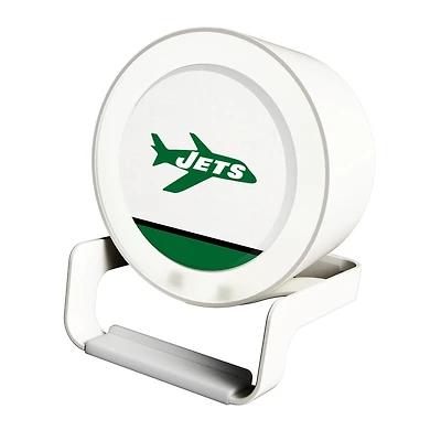 New York Jets Historic Team Logo Night Light Charger with Bluetooth Speaker