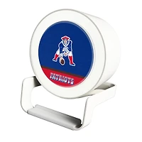 New England Patriots Historic Team Logo Night Light Charger with Bluetooth Speaker