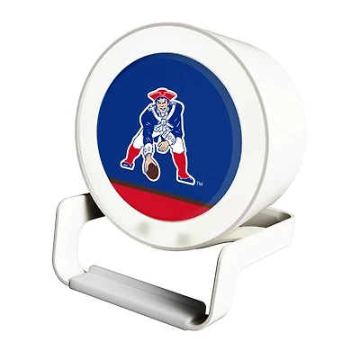 New England Patriots Historic Team Logo Night Light Charger with Bluetooth Speaker