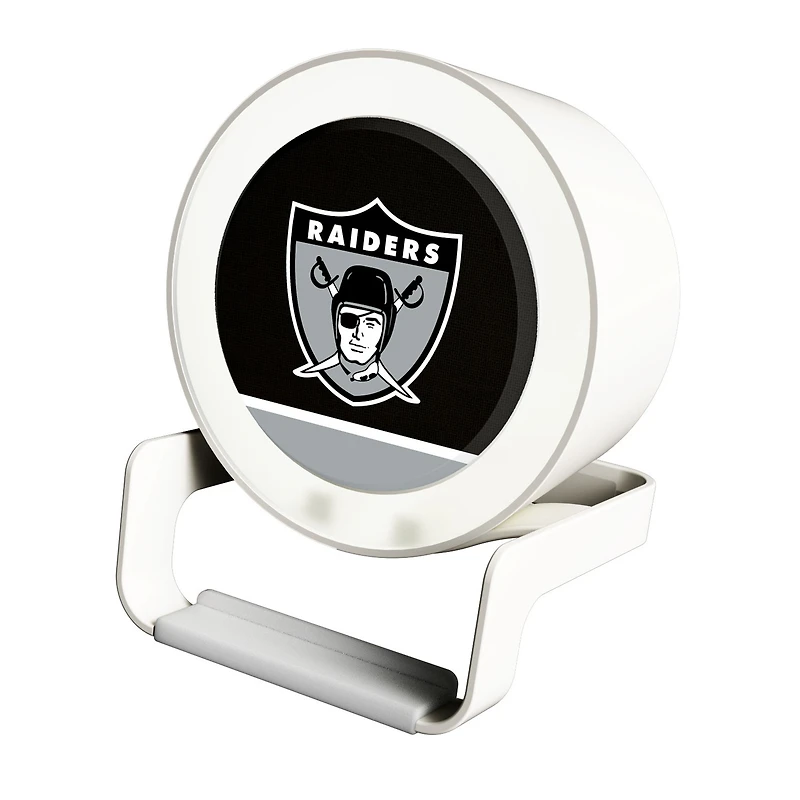 Las Vegas Raiders Historic Night Light Charger with Bluetooth Speaker