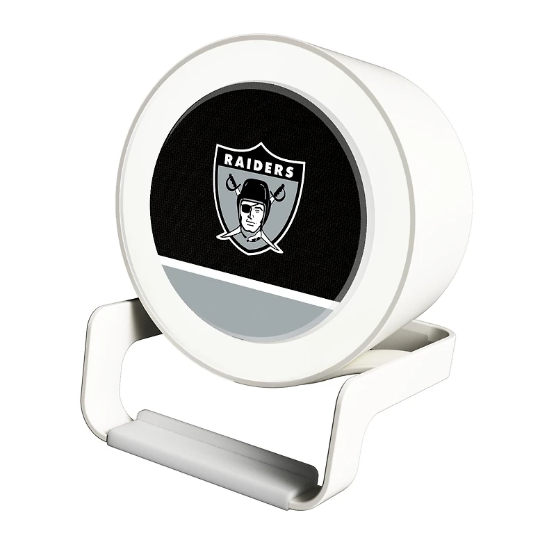 Las Vegas Raiders Historic Night Light Charger with Bluetooth Speaker