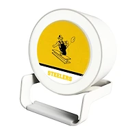 Pittsburgh Steelers Historic Team Logo Night Light Charger with Bluetooth Speaker