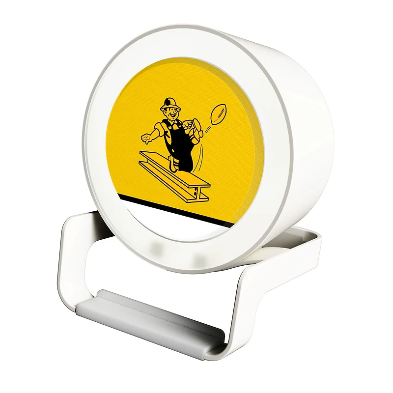 Pittsburgh Steelers Historic Team Logo Night Light Charger with Bluetooth Speaker