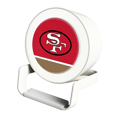 San Francisco 49ers Historic Team Logo Night Light Charger with Bluetooth Speaker