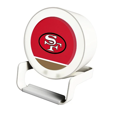 San Francisco 49ers Historic Team Logo Night Light Charger with Bluetooth Speaker