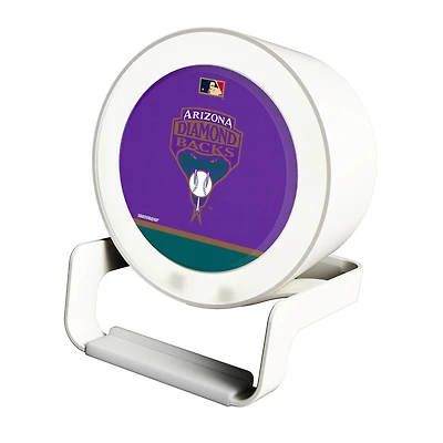 Arizona Diamondbacks Cooperstown Team Logo Night Light Charger with Bluetooth Speaker