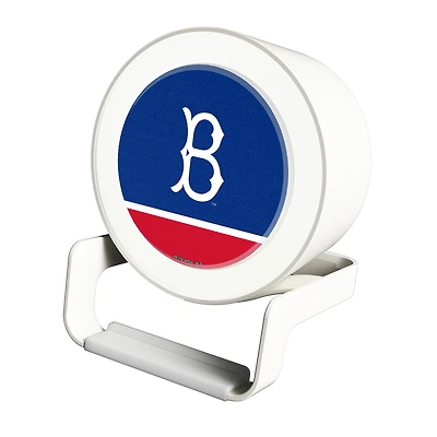 Brooklyn Dodgers Cooperstown Team Logo Night Light Charger with Bluetooth Speaker