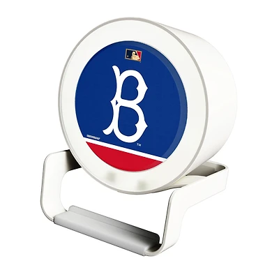 Brooklyn Dodgers Cooperstown Team Logo Night Light Charger with Bluetooth Speaker