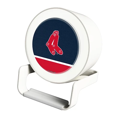 Boston Red Sox Cooperstown Logo Night Light Charger with Bluetooth Speaker