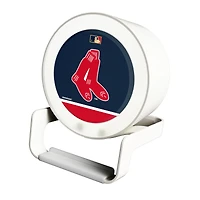 Boston Red Sox Cooperstown Logo Night Light Charger with Bluetooth Speaker