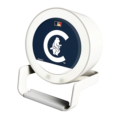 Chicago Cubs Cooperstown Team Night Light Charger with Bluetooth Speaker