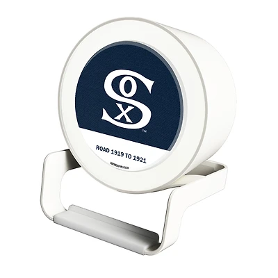 Chicago White Sox Cooperstown Team Night Light Charger with Bluetooth Speaker