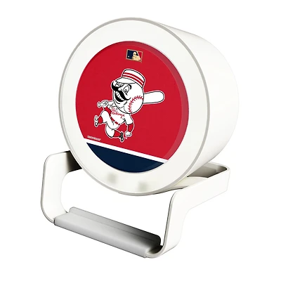 Cincinnati Reds Cooperstown Team Night Light Charger with Bluetooth Speaker