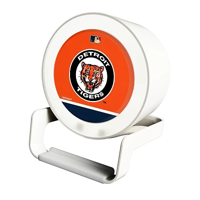 Detroit Tigers Cooperstown Team Logo Night Light Charger with Bluetooth Speaker