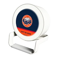 Houston Astros Cooperstown Team Logo Night Light Charger with Bluetooth Speaker