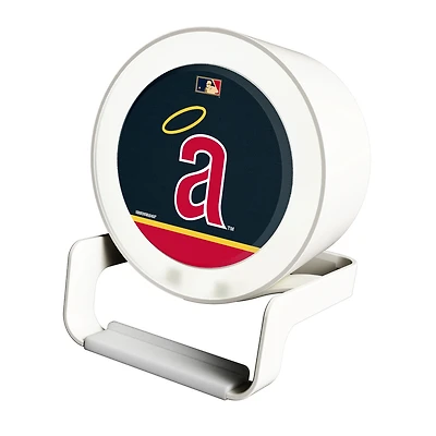 Los Angeles Angels Cooperstown Team Night Light Charger with Bluetooth Speaker