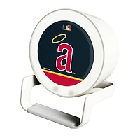 Los Angeles Angels Cooperstown Team Night Light Charger with Bluetooth Speaker