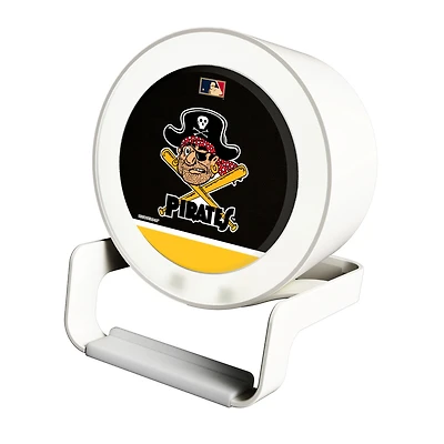 Pittsburgh Pirates Cooperstown Team Logo Night Light Charger with Bluetooth Speaker