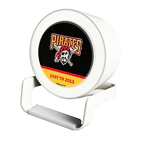 Pittsburgh Pirates Cooperstown Logo Night Light Charger with Bluetooth Speaker