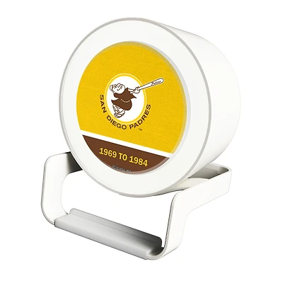 San Diego Padres Cooperstown Team Logo Night Light Charger with Bluetooth Speaker