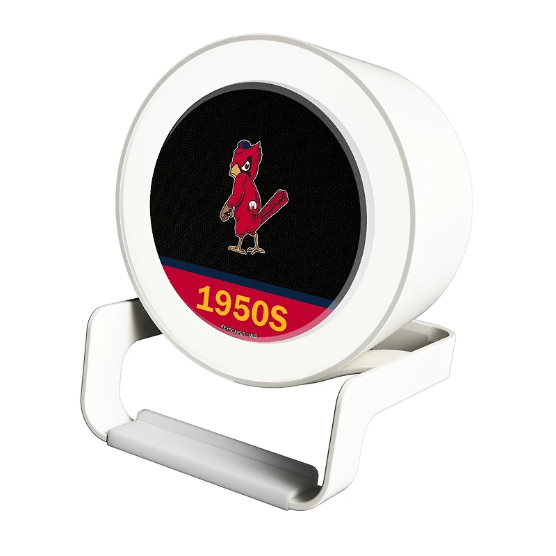 St. Louis Cardinals Cooperstown Team Night Light Charger with Bluetooth Speaker