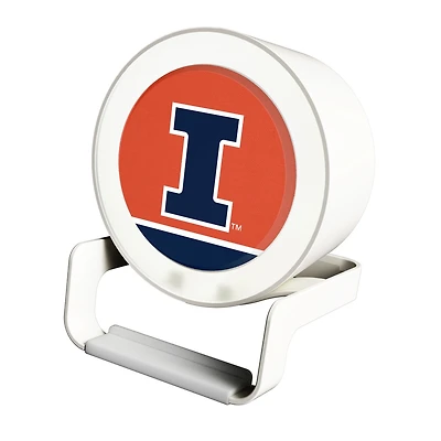 Illinois Fighting Illini Night Light Wireless Charger And Bluetooth Speaker