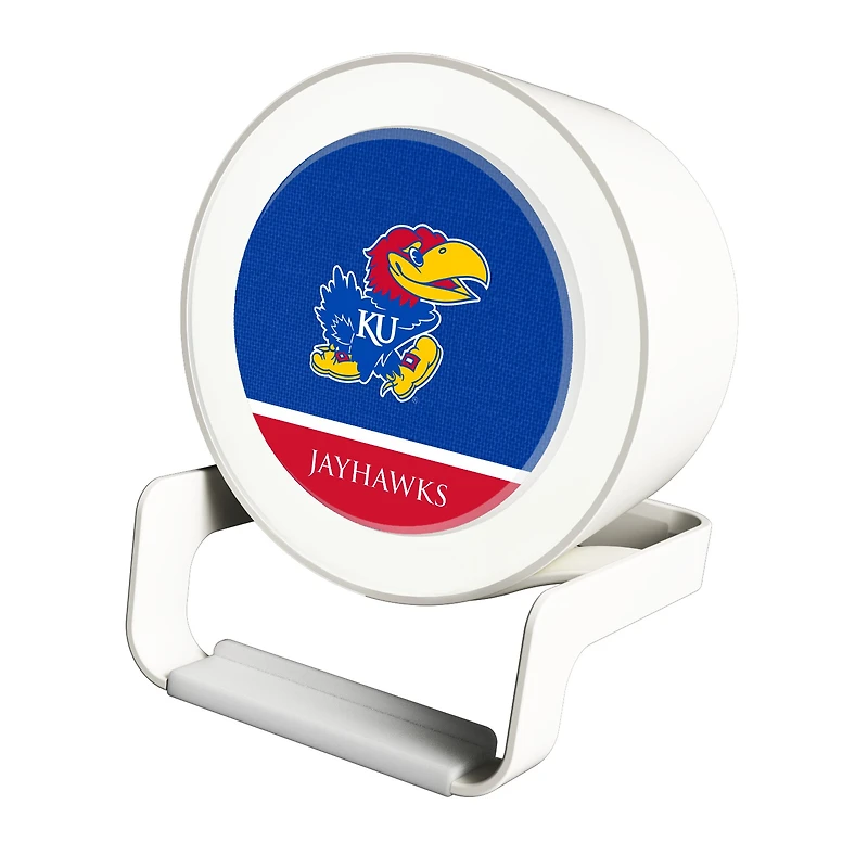 Kansas Jayhawks Night Light Wireless Charger And Bluetooth Speaker