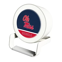 Ole Miss Rebels Night Light Wireless Charger And Bluetooth Speaker