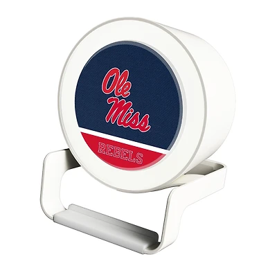 Ole Miss Rebels Night Light Wireless Charger And Bluetooth Speaker