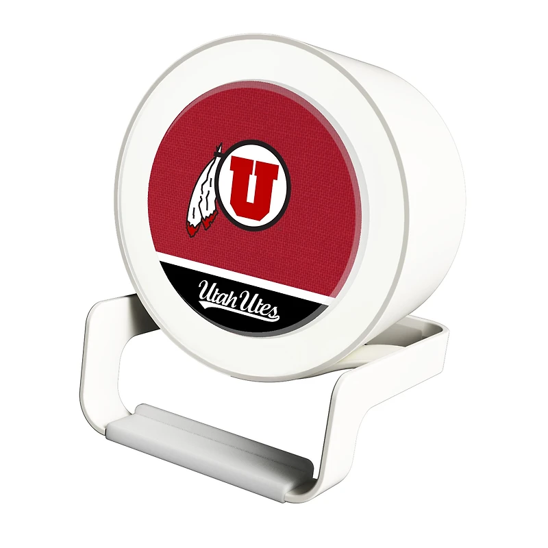 Utah Utes Night Light Wireless Charger And Bluetooth Speaker