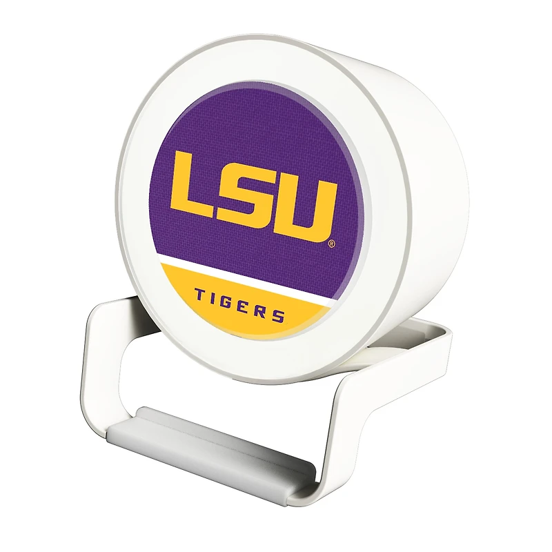 LSU Tigers Night Light Wireless Charger And Bluetooth Speaker