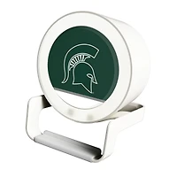 Michigan State Spartans Night Light Wireless Charger And Bluetooth Speaker