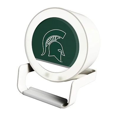 Michigan State Spartans Night Light Wireless Charger And Bluetooth Speaker