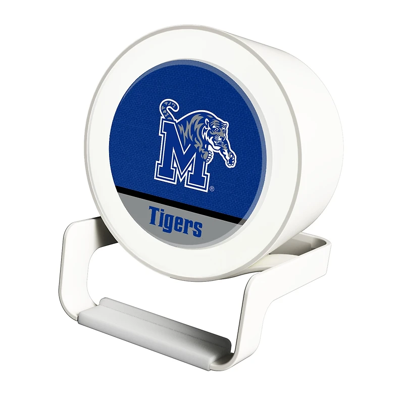 Memphis Tigers Night Light Wireless Charger And Bluetooth Speaker