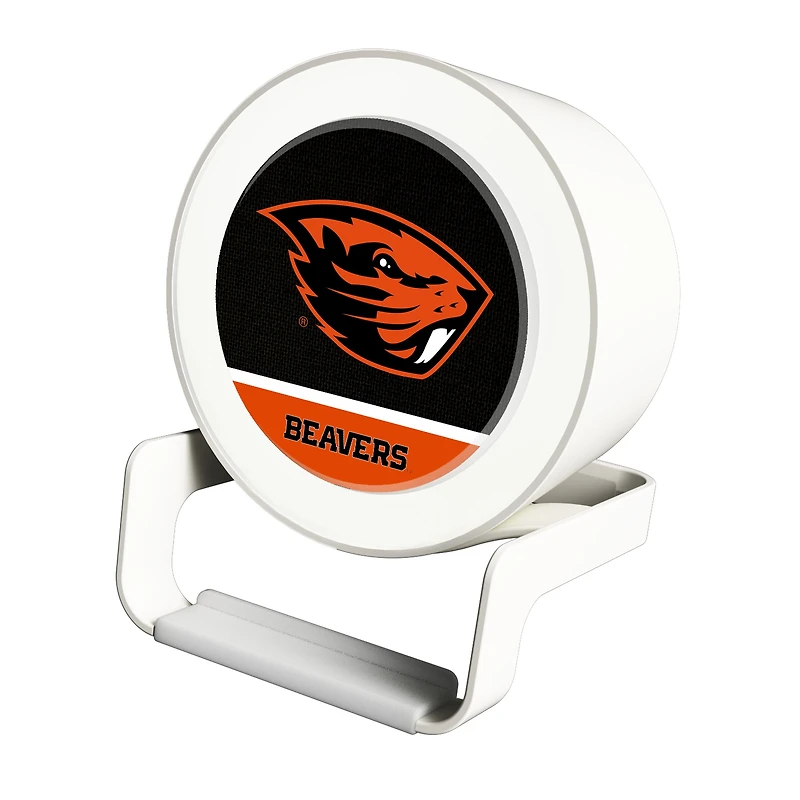 Oregon State Beavers Night Light Wireless Charger And Bluetooth Speaker